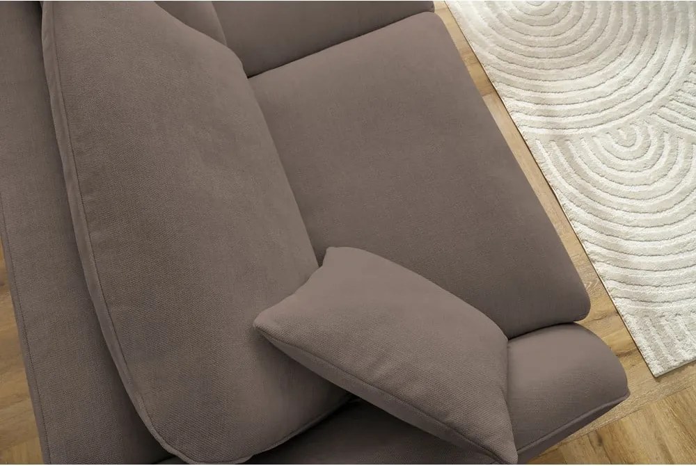 Divano marrone allungabile 235 cm Cezanne – Bobochic Paris