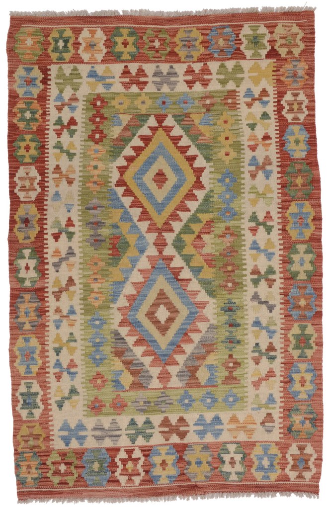 Kilim Tappeto 150 x 100 (Afghanistan) Tessuto A Mano
