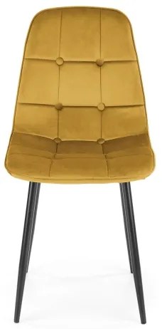 Sedia da pranzo KINDREL, 1 pz, gialla