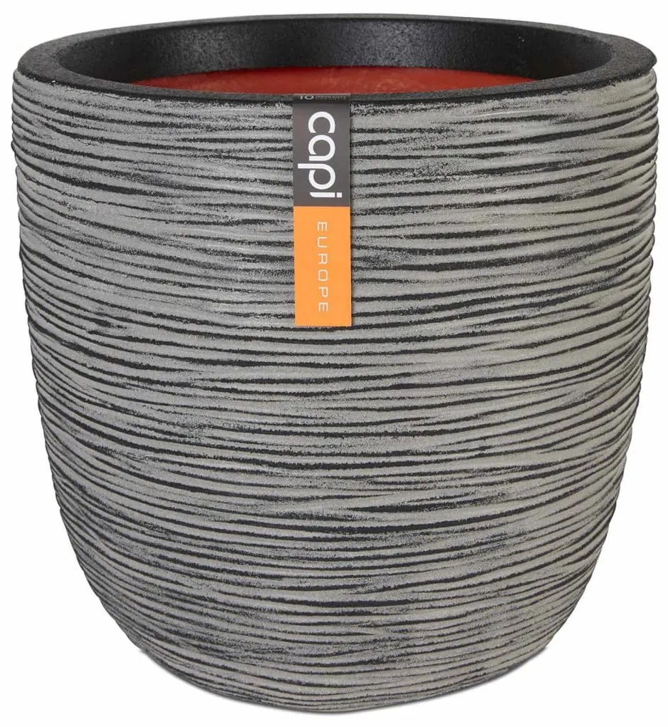 Fioriera Nature Rib Rotonda 35x34 Cm Antracite Kofz932 /