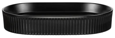 COMAD BEYOND 3 BLACK (E-6531) - Lavabo da appoggio BEYOND 56x36 cm nero opaco