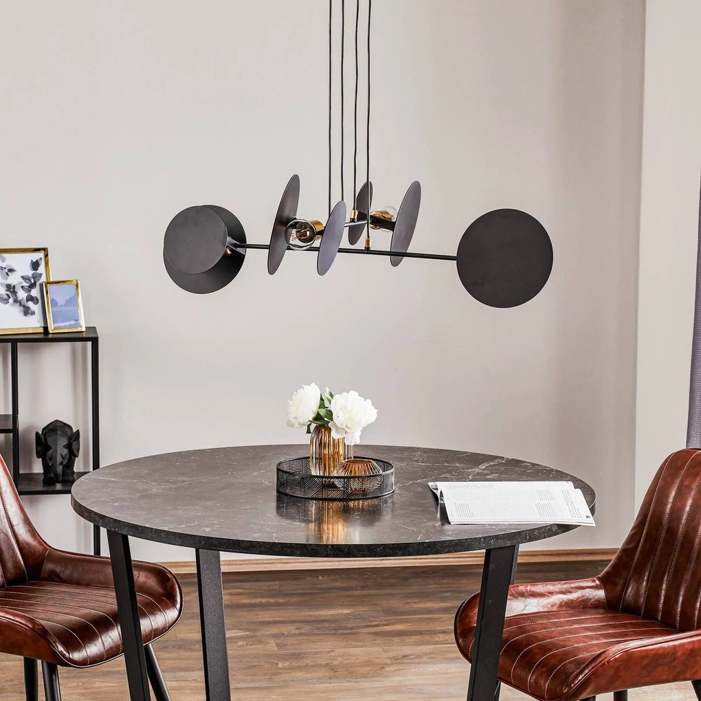 EMIBIG LIGHTING Lampada a sospensione Idea 4 Black dal design interessante