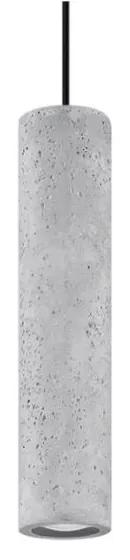 Lampadario a Sospensione LUVO 1 Cemento Leggero - 1xGU10 Colore del corpo Cemento