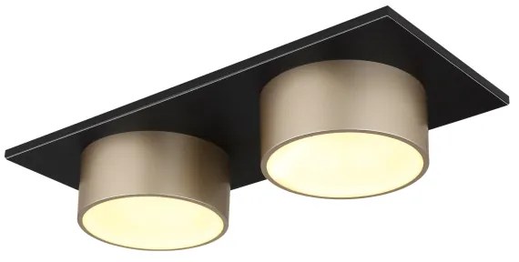 Globo 56964-2 - Plafoniera LED RAYMOND LED/24W/230V 3000K 46x20 cm ottone