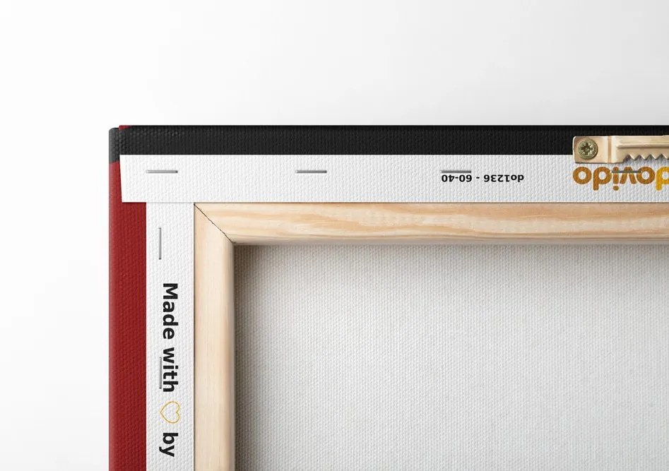 Quadro su tela – Signora elegante con cappello