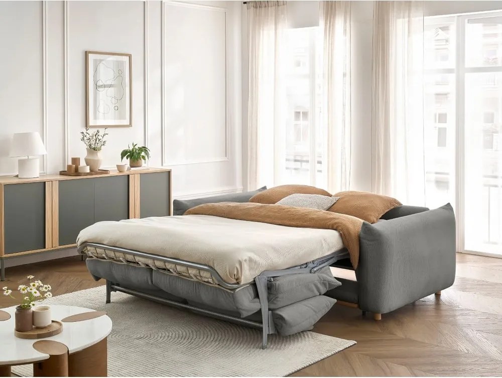 Divano grigio allungabile 214 cm Ernest – Bobochic Paris