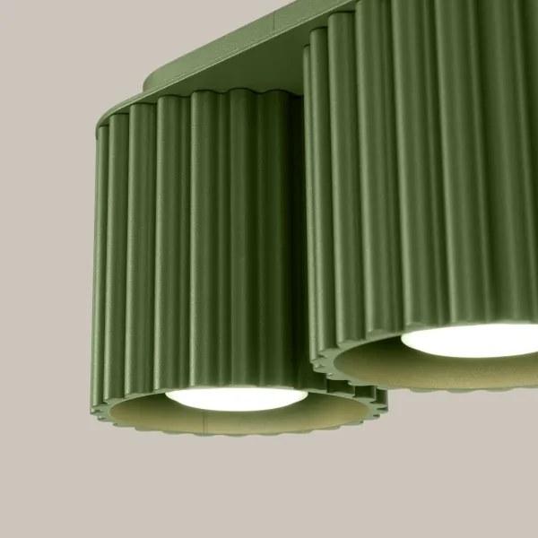 Sollux  SL.1795 - Faretto AURA 2xGU10/10W/230V verde