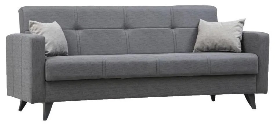 Divano letto 3 posti KORFU grigio scuro