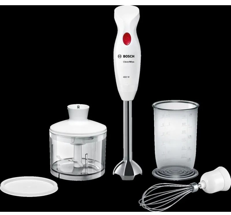 Bosch - Haushalt MSM24500 Frullatore ad immersione 400 w con trituratore Bianco