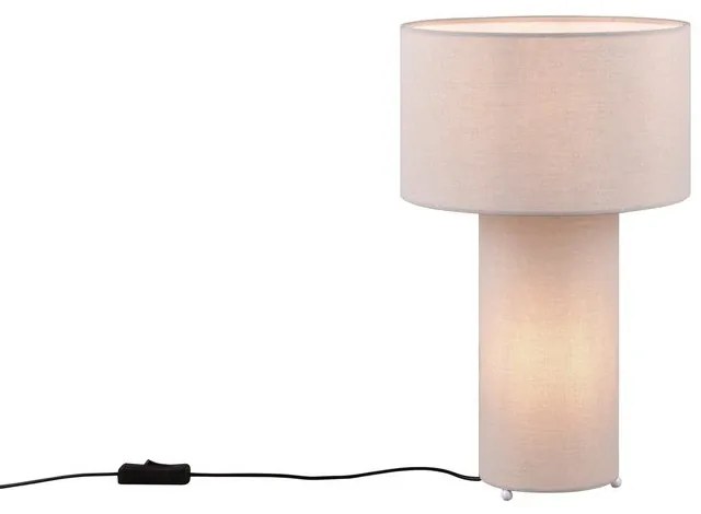 Lampada da tavolo grigio chiaro (altezza 40 cm) Bale - Trio