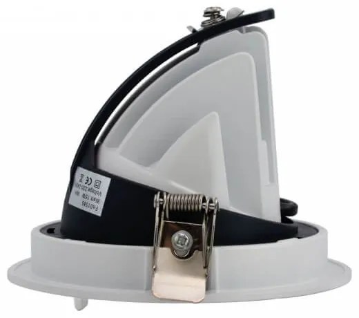 Faro LED da Incasso 15W Orientabile foro Ø100mm con driver Philips Colore Bianco Naturale 4.000K