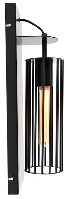 Applique da parete moderna nera - Balenco Wazo