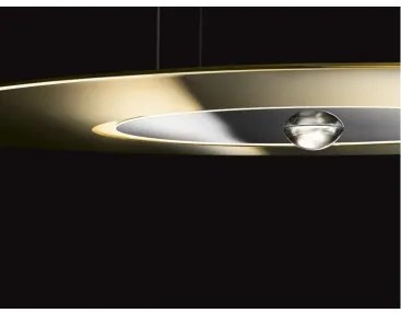 Cini &amp; nils passepartout 55 sospensione led dimmerabile oro opaco