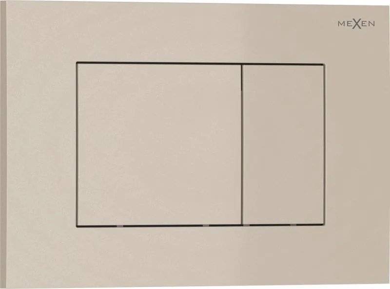 Mexen Tex 02 pulsante di scarico, beige - 6102-07