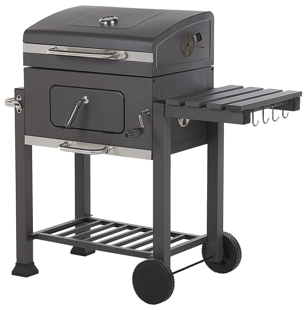 Griglia rettangolare in ghisa 60 x 40 cm per barbecue a carbone