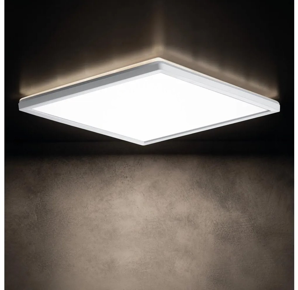Kanlux 31532 - Plafoniera LED AZPO LED/17,5W/230V 30x30 cm IP54 bianco