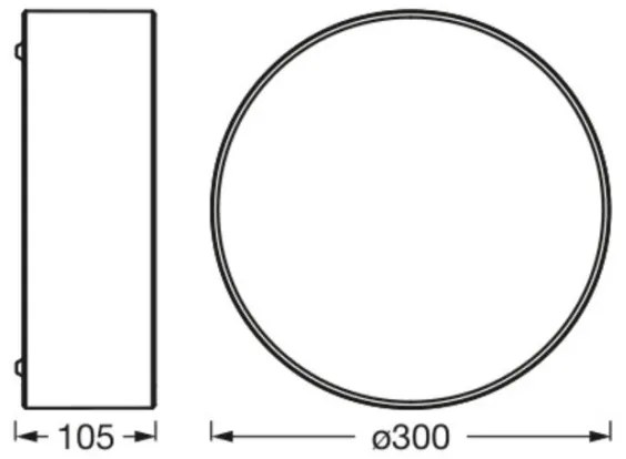 Ledvance - Plafoniera ORBIS PARIGI 1xE27/25W/230V color crema