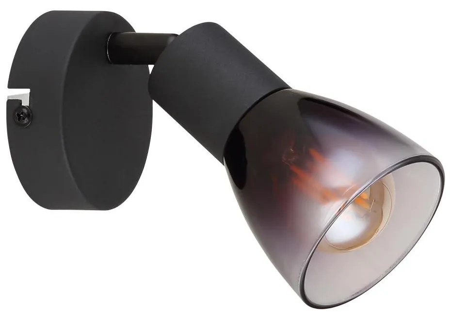 Globo 54312-1 - Faretto da parete SATELLA 1xE14/25W/230V nero