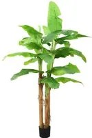 Albero di Banane Artificiale con Vaso 300 cm Verde 336315