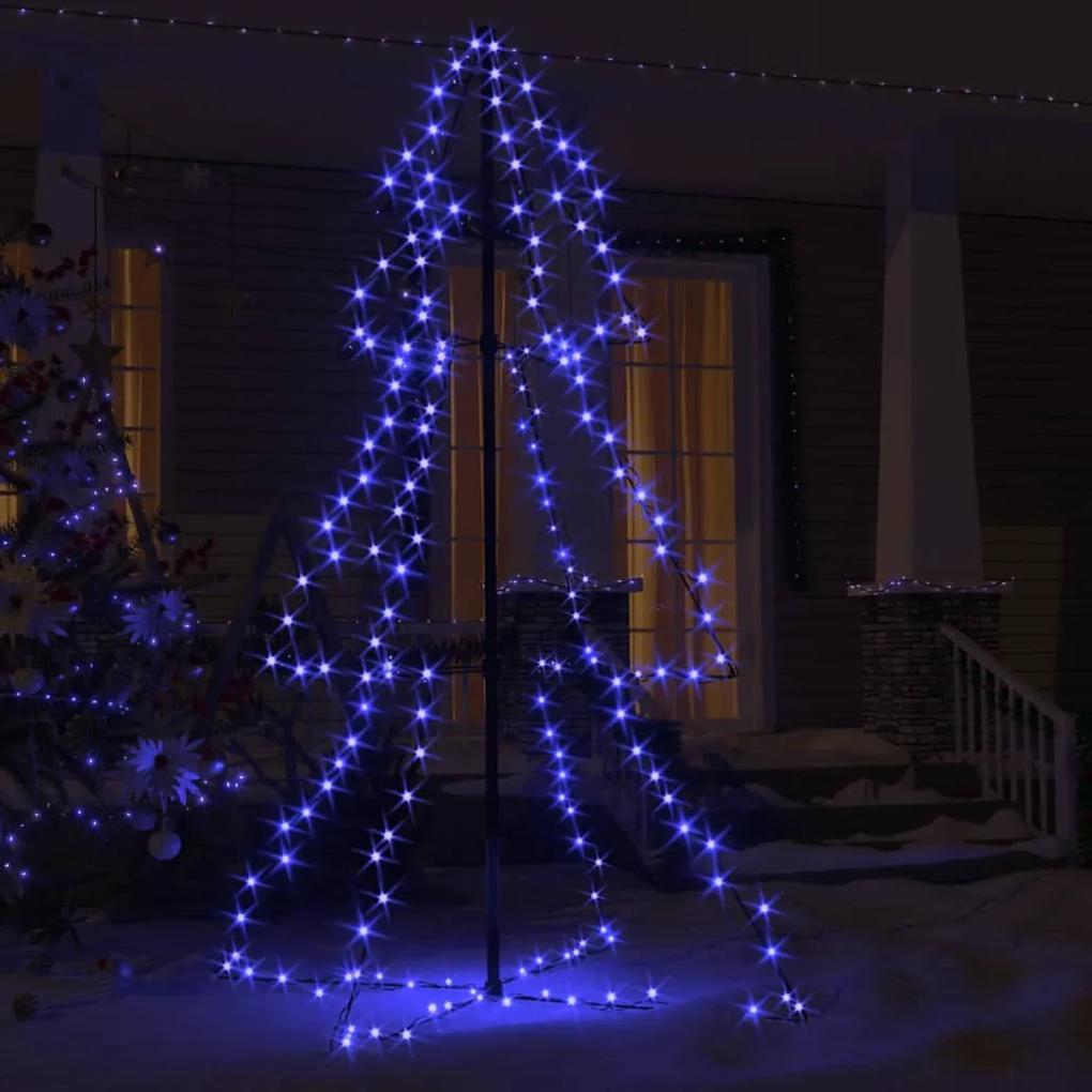 Albero di Natale a Cono 200 LED per Interni Esterni 98x150 cm