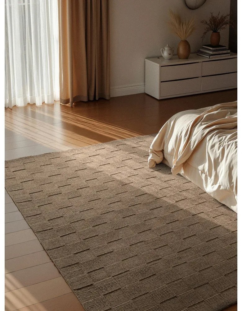 Tappeto marrone in lana tessuto a mano 120x170 cm Scala – Villeroy&amp;Boch