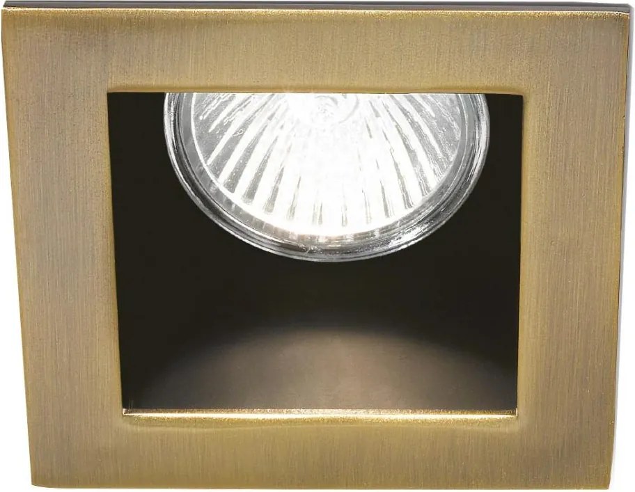 Ideal Lux - Faretto da incasso FUNKY 1xGU10/50W/230V 9x9 cm ottone