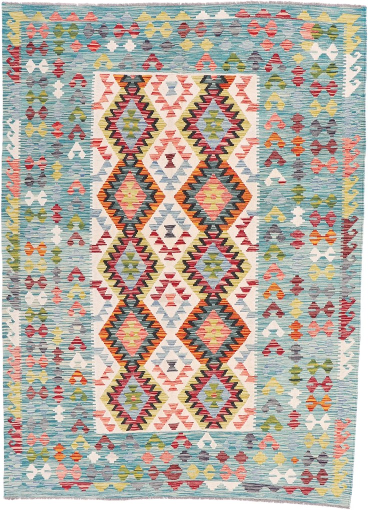 Kilim Tappeto 260x180 (Pakistan) Tessuto A Mano