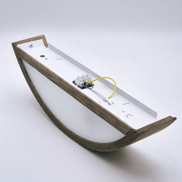 Brilagi - Lampada da parete LED CARVALHO 1xE27/60W/230V rovere noce