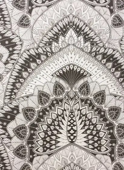Matthew Williamson Carta da parati Azari - Black/ White