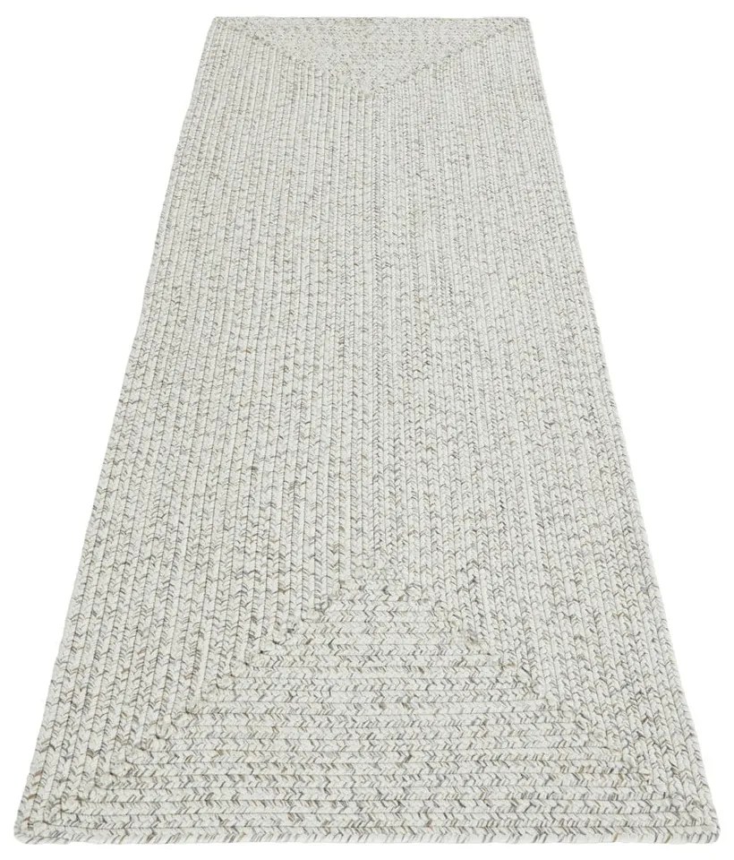 Tappeto da esterno bianco/beige 200x80 cm - NORTHRUGS