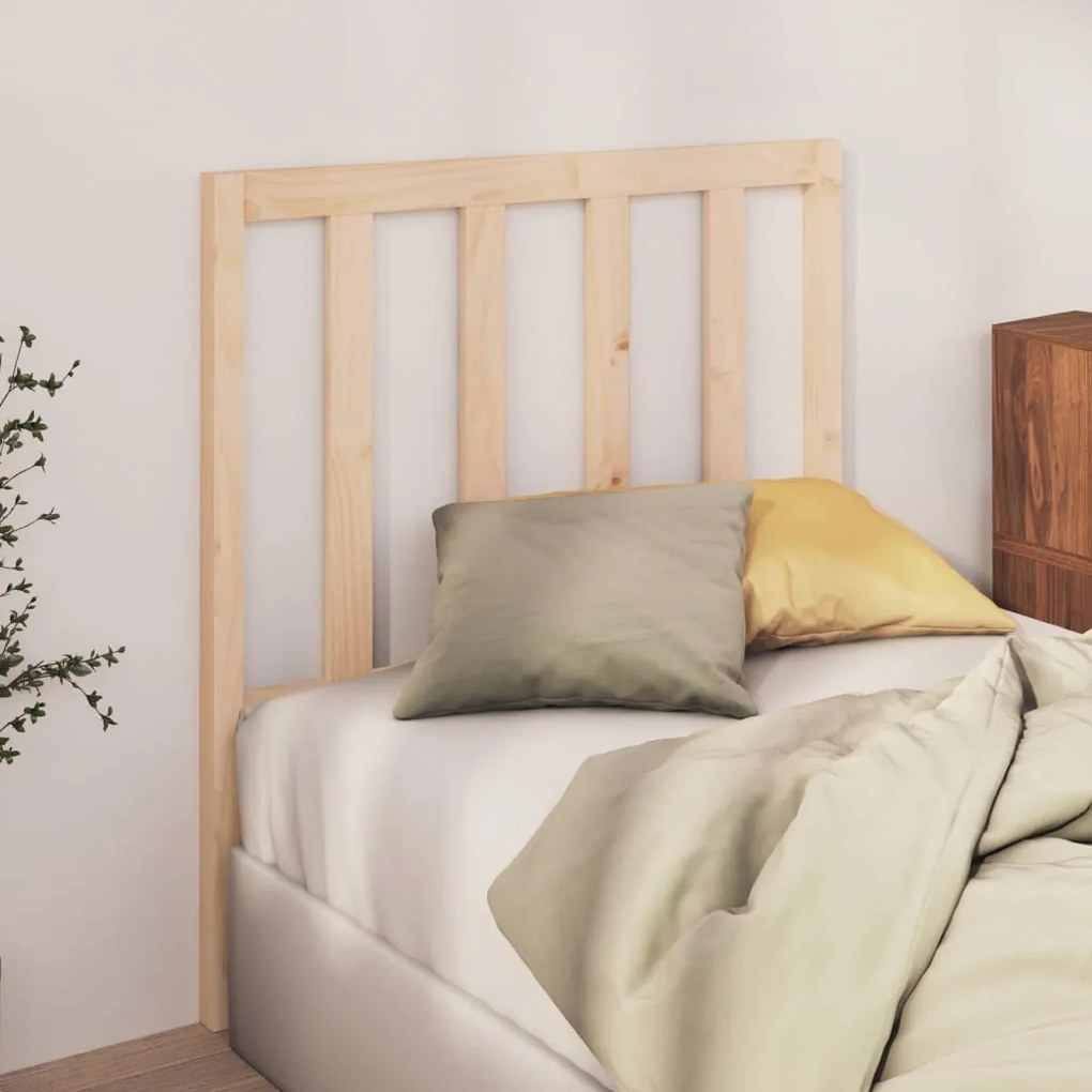 Testiera per letto 96x4x100 cm in legno massello di pino