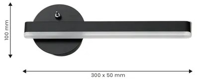 Applique a LED SYDNEY LED/6W/230V nero