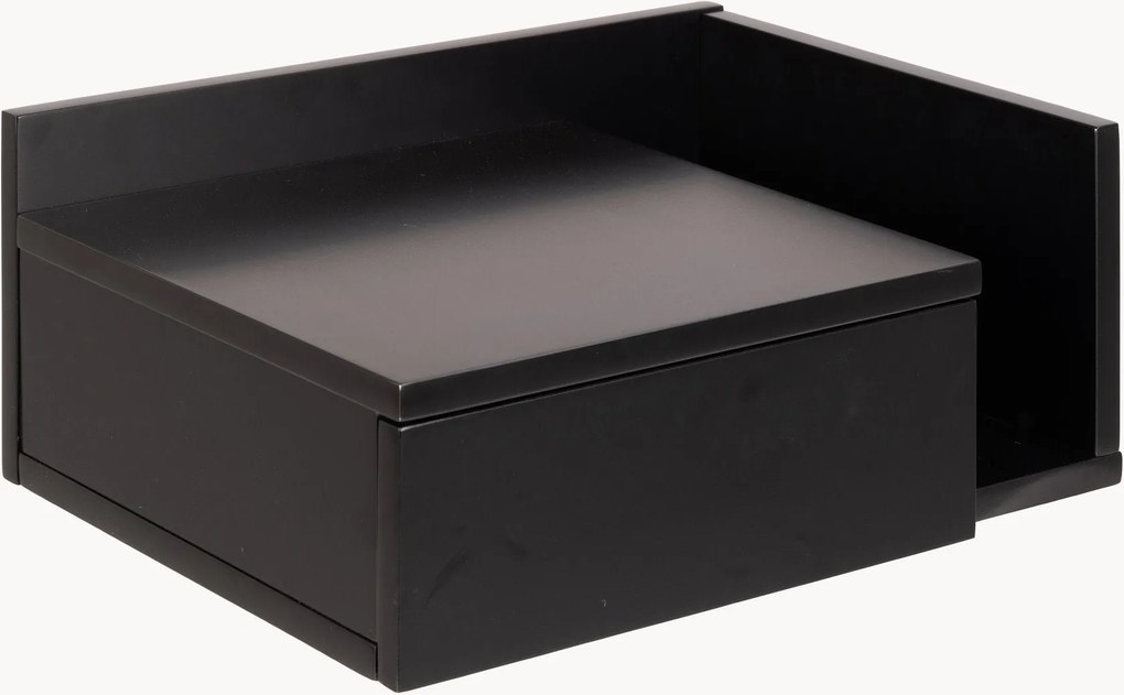 Comodino da parete con cassetto reversibile Ashlan