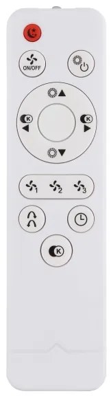 Globo 03651 - Plafoniera LED con ventilatore GATIAN LED/30W/230V nero + +TC