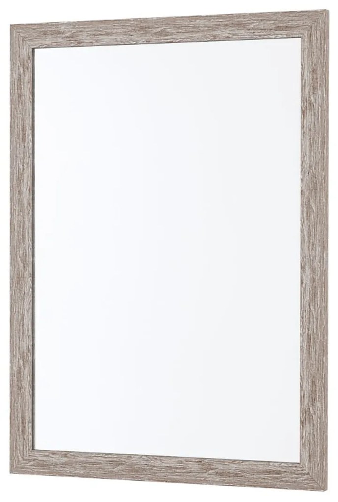 Specchio Rettangolare 50x60 Feridras "Wood" Effetto Legno Beige