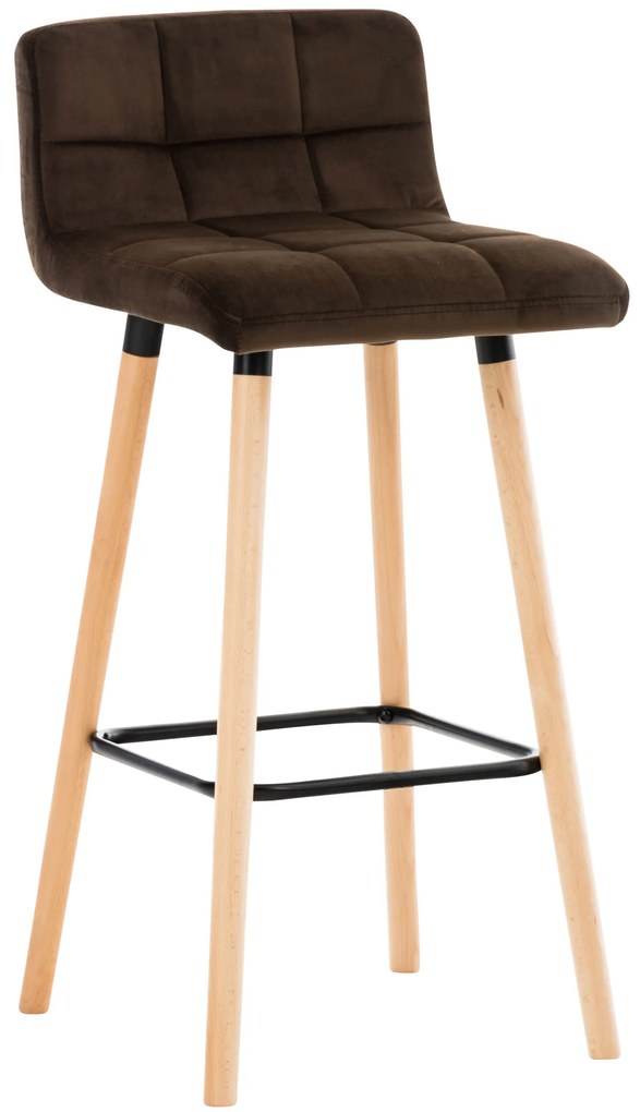Sgabello Bar Lincoln Samt ?? / Braun