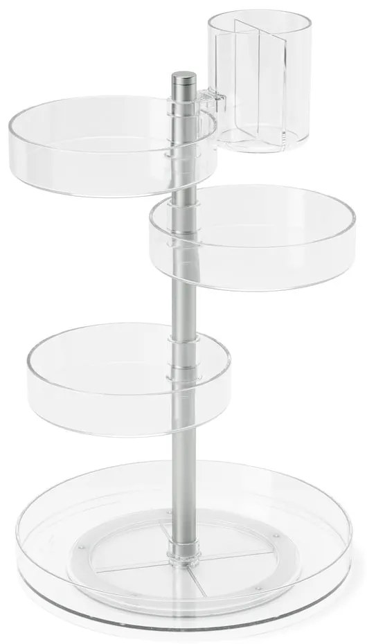 Organizer da bagno in plastica girevole per cosmetici Pirouette - Umbra