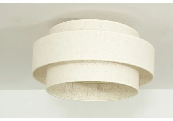 Plafoniera BOHO 1xE27/60W/230V Ø 40 cm bianca