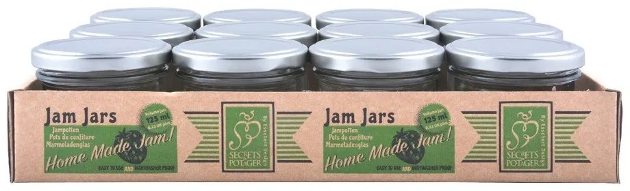 Vasetti per conserve in set da 12 125 ml - Esschert Design