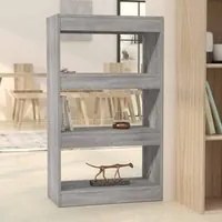 Libreria/Divisorio Grigio Sonoma 60x30x103 cm in Truciolato 813603