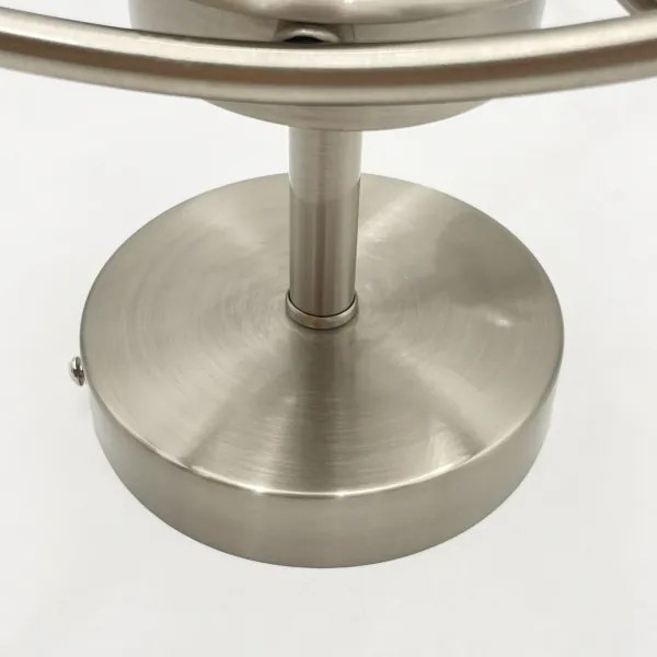 Lampadario a plafone DONNA 3xE27/60W/230V nichel