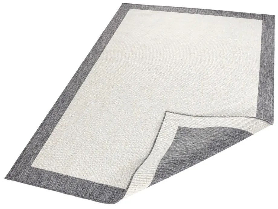 Tappeto da esterno grigio e crema , 80 x 350 cm Panama - NORTHRUGS