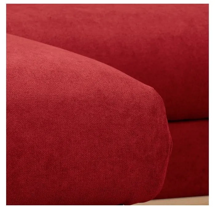 Divano angolare rosso (angolo sinistro) Beata - Ropez