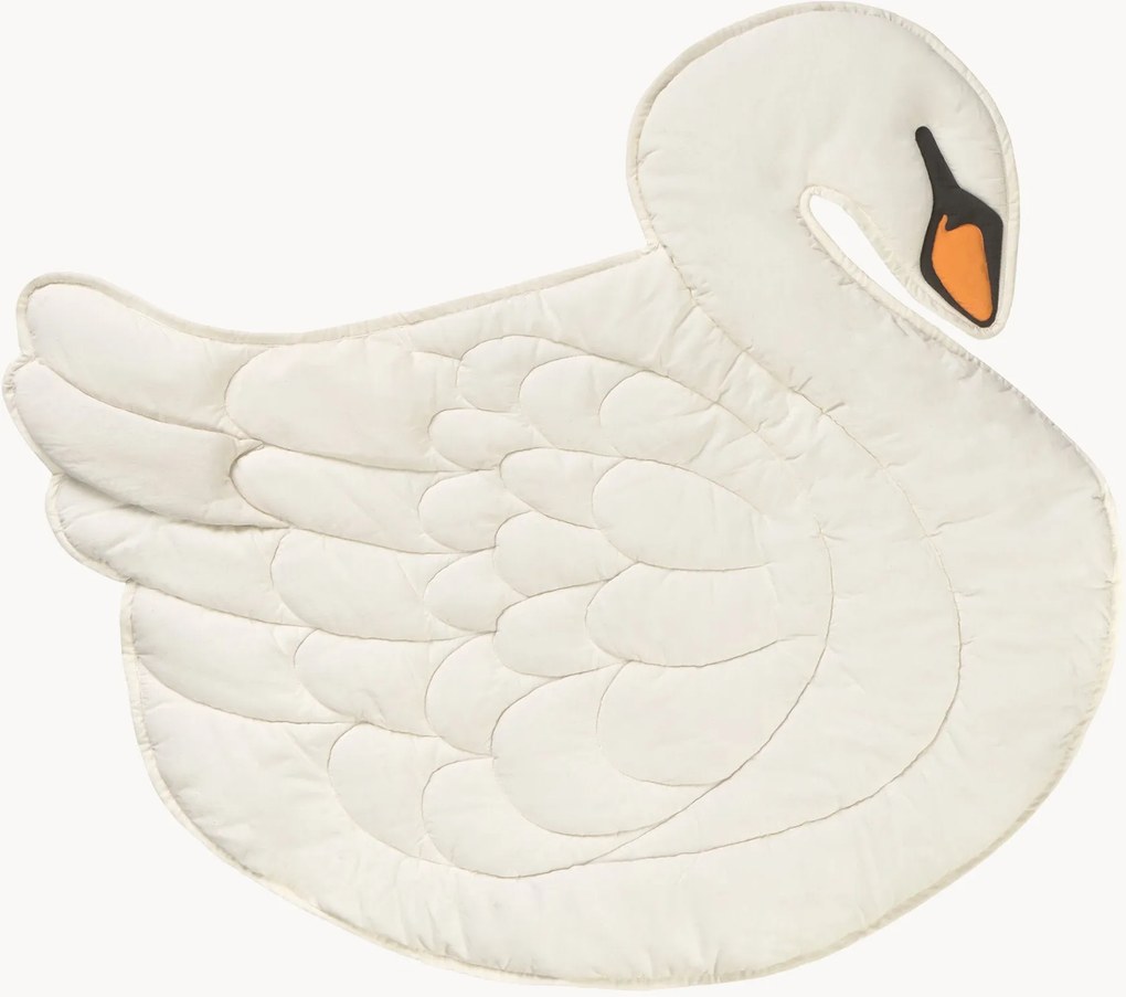 Tappeto da gioco per bambini fatto a mano Swan Lake