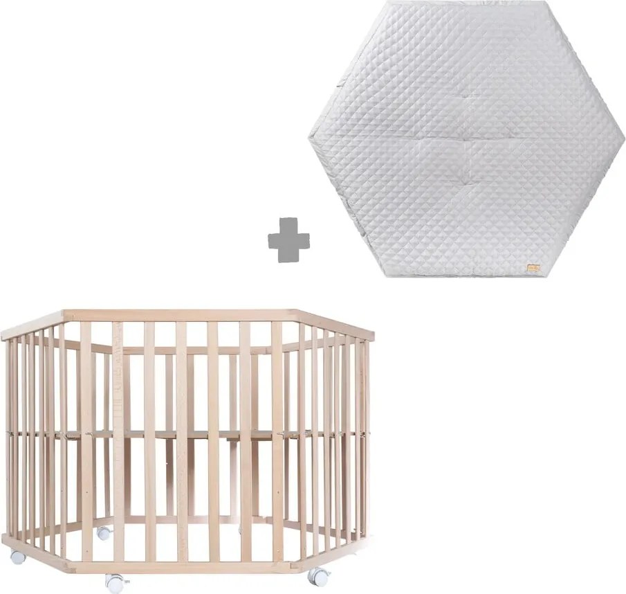 Box in legno di faggio colore naturale 119x104 cm - Roba