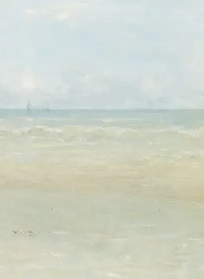 Eijffinger Carta da parati Seascape - Pastell Beige Blau
