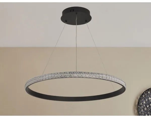 Lampadario a sospensione con filo LED dimmerabile LED/40W/230V 3000-6500K + telecomando