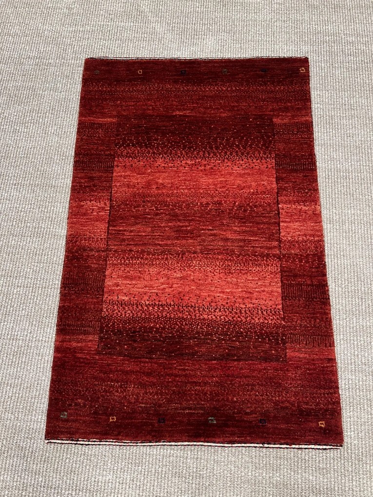 Loribaft Tappeto persiano 60x100 Rosso (Iran) Annodato A Mano