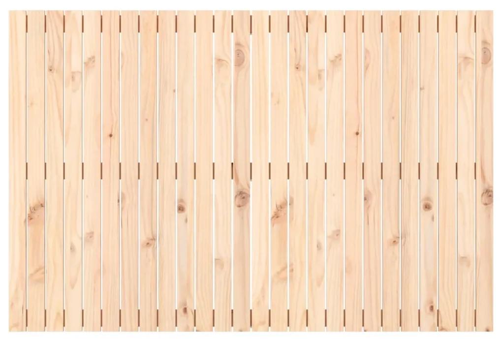 Testiera da parete 166x3x110 cm in legno massello di pino
