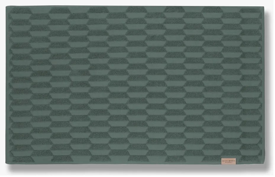 Tappetino da bagno verde scuro 50x80 cm Geo - Mette Ditmer Denmark